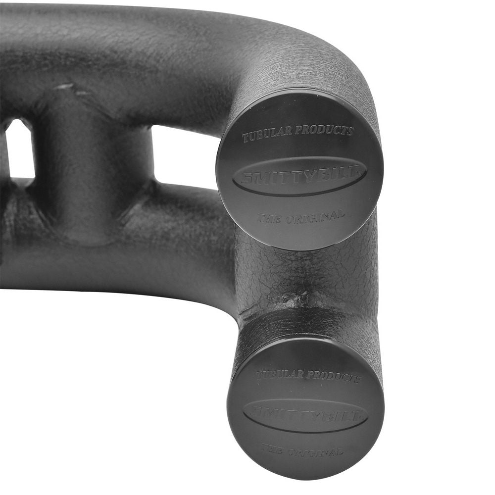 Tubular-Bumper---Rear-WO-Hitch---Black-Textured