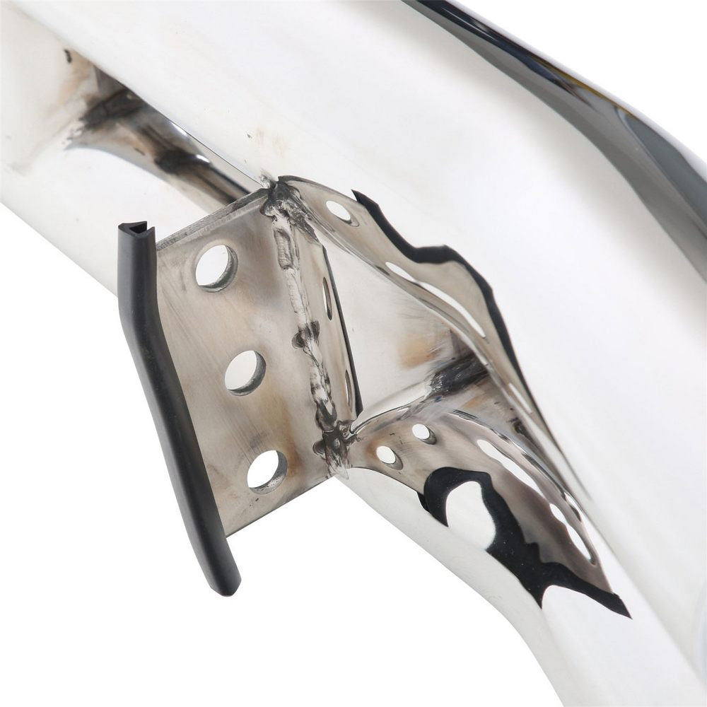 Tubular-Bumper---Rear-WO-Hitch---Stainless-Steel