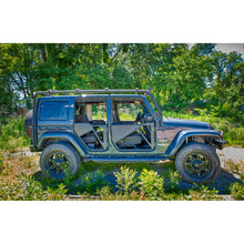Load image into Gallery viewer, Tubular-Full-Door-Textured-Powder-Coated-Black-Steel-Set-Of-2