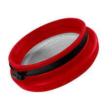 Load image into Gallery viewer, Turbo-Screen-5.0-Inch-Red-Stainless-Steel-Mesh-WStainless-Steel-ClampsB