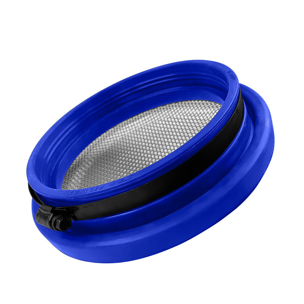 Turbo-Screen-5.0-Inch-Blue-Stainless-Steel-Mesh-WStainless-Steel-Clamp-SB
