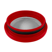Load image into Gallery viewer, Turbo-Screen-5.0-Inch-Red-Stainless-Steel-Mesh-WStainless-Steel-ClampsB