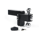 Weigh Safe CTB4-2.5-CER-BLA Cerakoted 180 Hitch w/ Chrome Tow Balls - 4