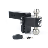 Weigh Safe LTB4-2.5-CER-BLA Cerakoted 180 Hitch w/ SS Tow Balls 4