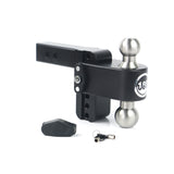 Weigh Safe LTB4-2-CER-BLA Cerakoted 180 Hitch w/ SS Tow Balls 4