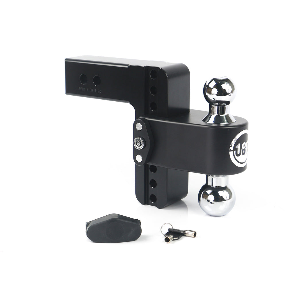 Turnover-Ball-6In-Drop-Hitch-W-2.5In-Shank-(8K14.5K-Gtwr)WCerakote
