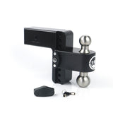 Weigh Safe LTB6-3-CER-BLA Cerakoted 180 Hitch w/ SS Tow Balls 6