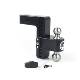 Weigh Safe LTB8-2.5-CER-BLA Cerakoted 180 Hitch w/ SS Tow Balls 8