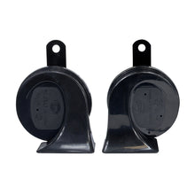Load image into Gallery viewer, Twin-Trumpet-Horn-Kit-12V-Universal---Black