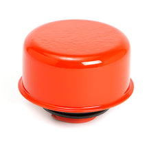 Load image into Gallery viewer, Twist-In-Style-Breather-Cap;-2-34-In.-Diameter--Chevy-Orange-Powder-Coated