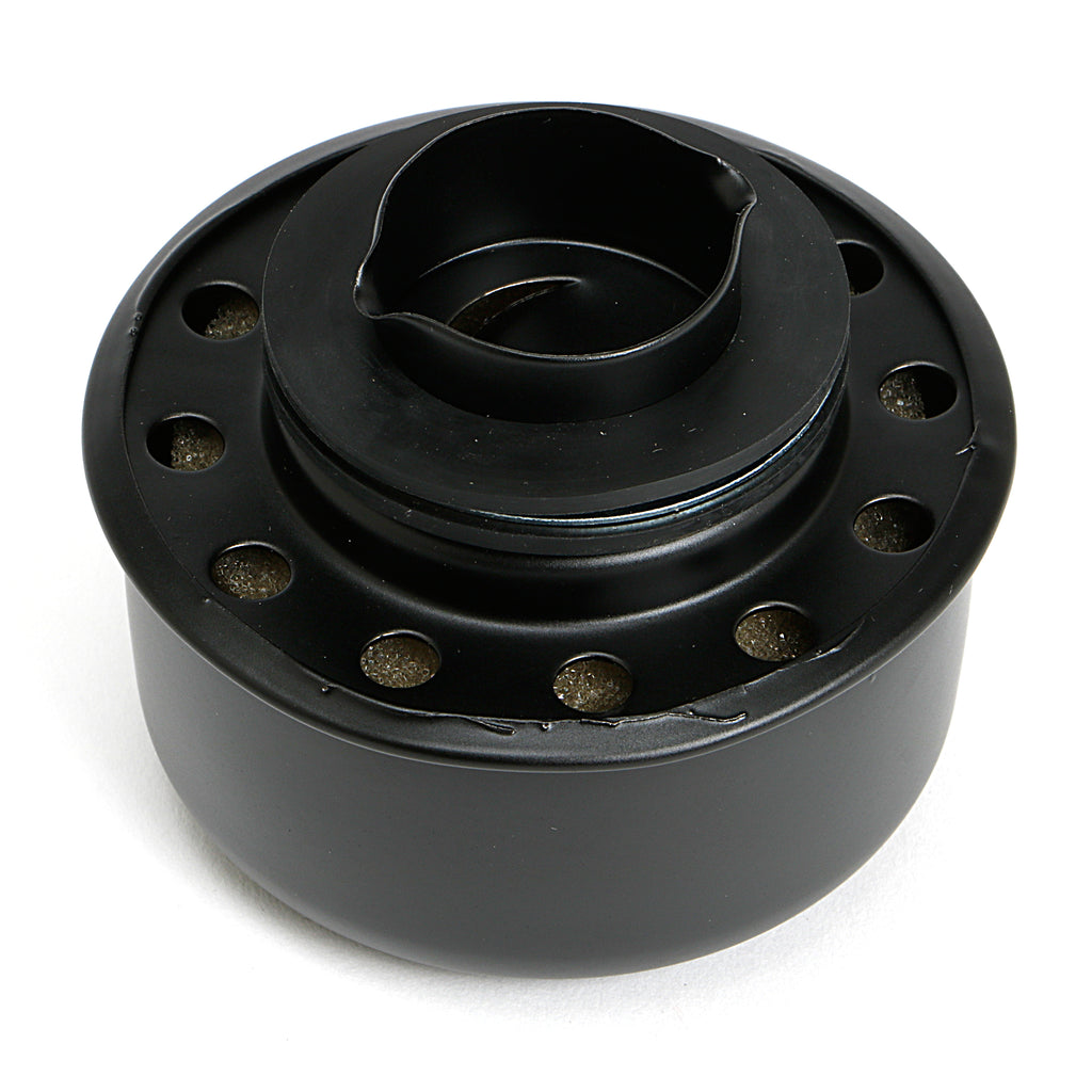 Twist-In-Style-Breather-Cap;-2-34-In.-Diameter--Asphalt-Black-Powder-Coated