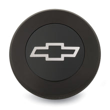 Load image into Gallery viewer, Twist-On-Radiator-Cap;-Chevrolet-Bowtie-Emblem;-Black-Anodized-Billet-Aluminum
