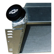 Load image into Gallery viewer, Twist-On-Radiator-Cap;-Chevrolet-Bowtie-Emblem;-Black-Anodized-Billet-Aluminum