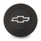 Proform 141-820 Twist-On Radiator Cap; Chevrolet Bowtie Emblem; Black Anodized Billet Aluminum