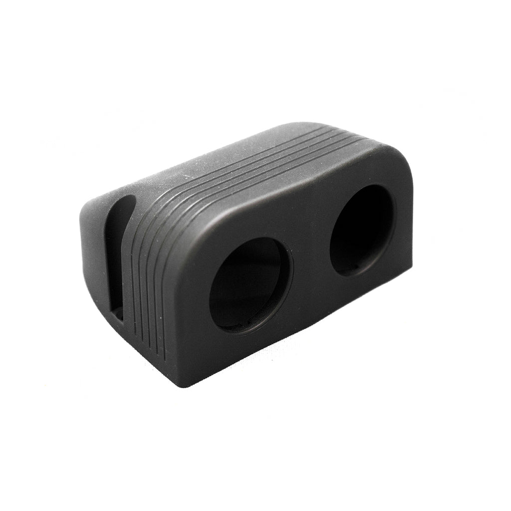 Two-Hole-Cut-Out-Tent-Mount-For-Round-Digital-Voltage-Gauges