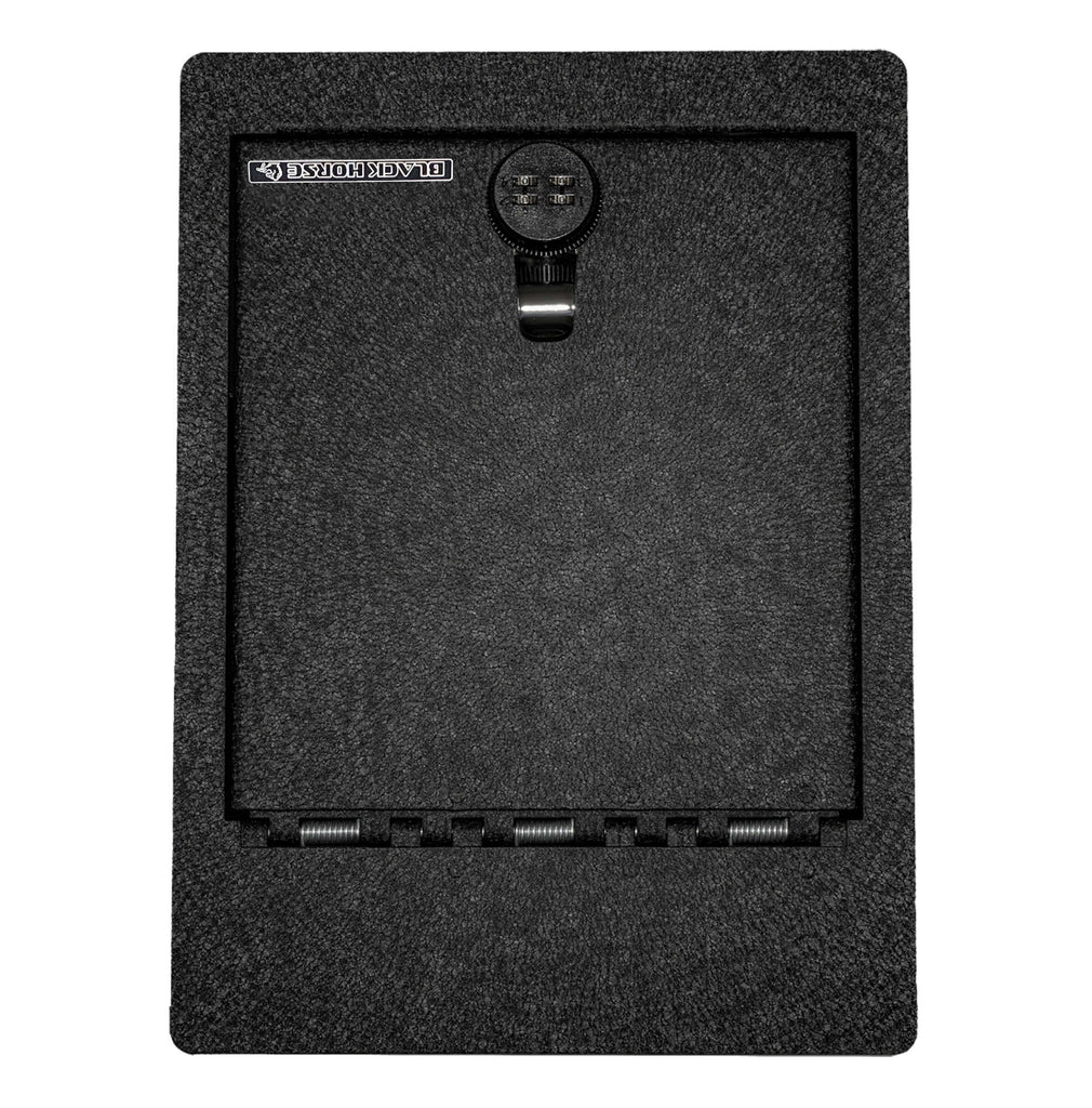 Black Horse Off Road UASGM05 Under Seat Storage Console Safe for Select Chevrolet Silverado 1500, Chevrolet Silverado HD, Chevrolet Silverado HD, GMC Sierra 1500, GMC Sierra HD, GMC Sierra HD