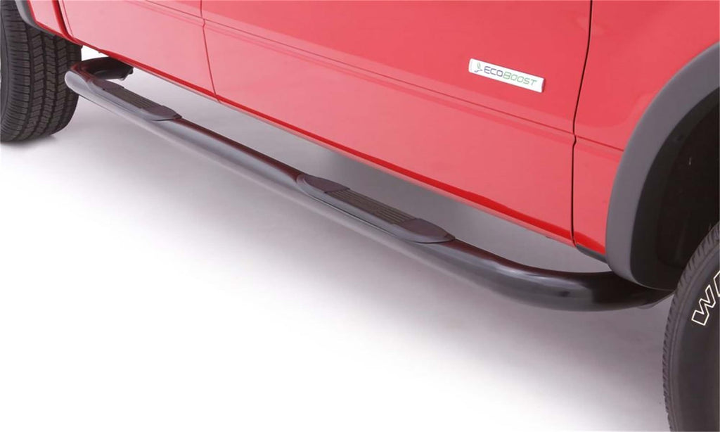 Lund 23077379 3 Inch Round Bent Nerf Bar for Select Chevrolet Silverado 1500, Chevrolet Silverado Classic, Chevrolet Silverado 2500, Chevrolet Silverado HD, Chevrolet Silverado HD Classic, Chevrolet Silverado 3500, Chevrolet Silverado Classic, Chevrolet