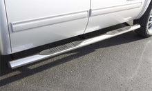 Load image into Gallery viewer, Lund 23589173 4 Inch Oval Straight Nerf Bar for Select Chevrolet Silverado 1500, Chevrolet Silverado LTD, Chevrolet Silverado HD, Chevrolet Silverado HD, GMC Sierra 1500, GMC Sierra Limited, GMC Sierra HD, GMC Sierra HD