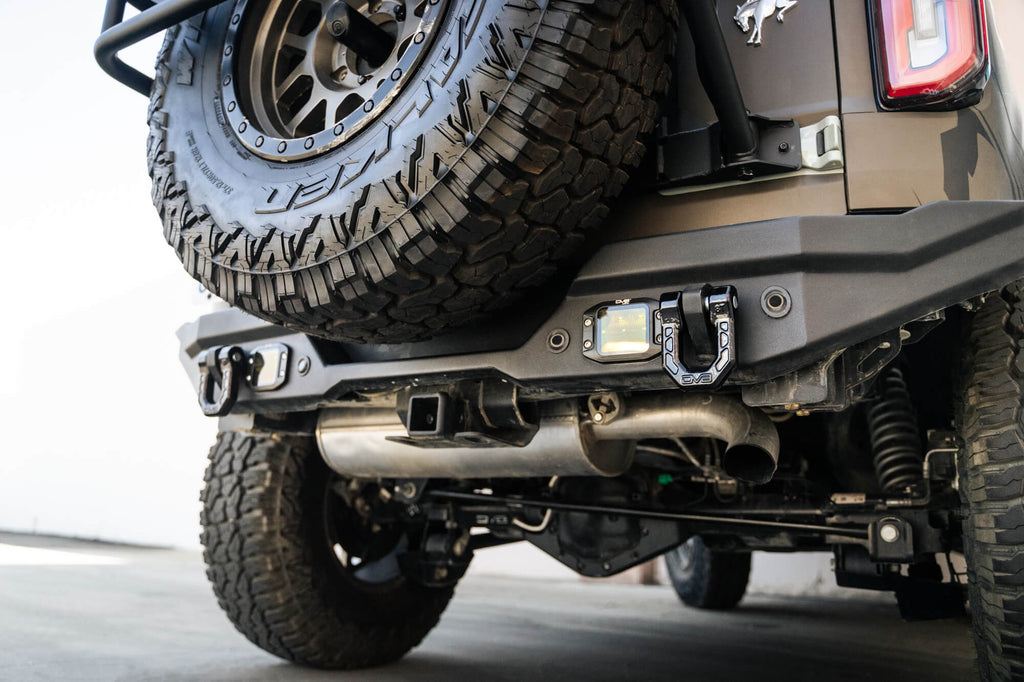 DV8 Offroad UNSK-01BL Black DV8 Elite Series D-Rings (Pair)