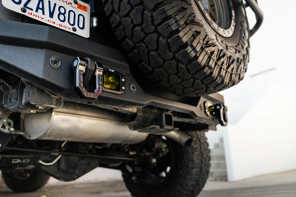 DV8 Offroad UNSK-01BL Black DV8 Elite Series D-Rings (Pair)