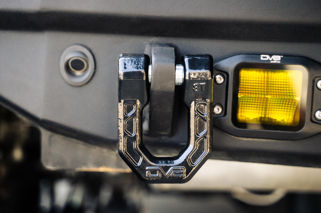 DV8 Offroad UNSK-01BL Black DV8 Elite Series D-Rings (Pair)