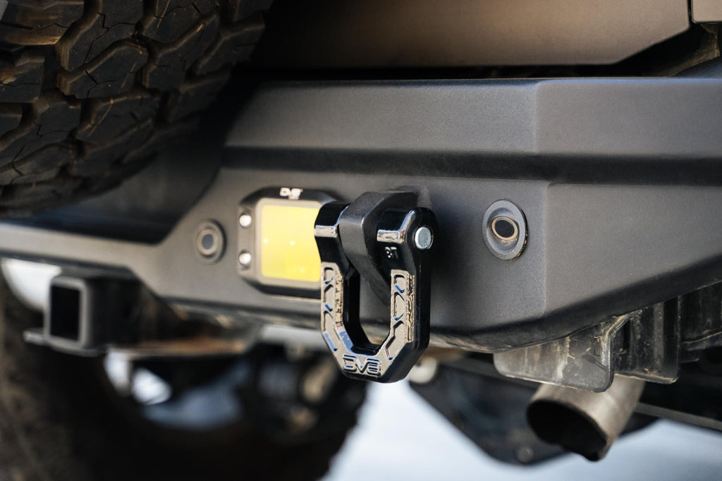 DV8 Offroad UNSK-01BL Black DV8 Elite Series D-Rings (Pair)
