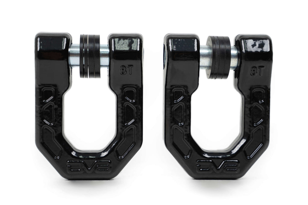 DV8 Offroad UNSK-01BL Black DV8 Elite Series D-Rings (Pair)