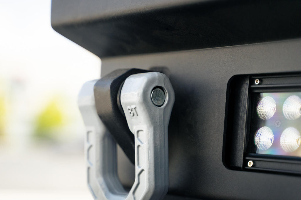 DV8 Offroad UNSK-01GR Gray DV8 Elite Series D-Rings (Pair)
