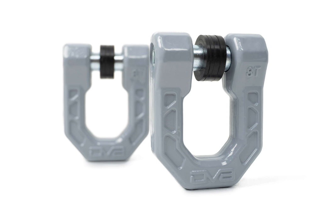 DV8 Offroad UNSK-01GR Gray DV8 Elite Series D-Rings (Pair)