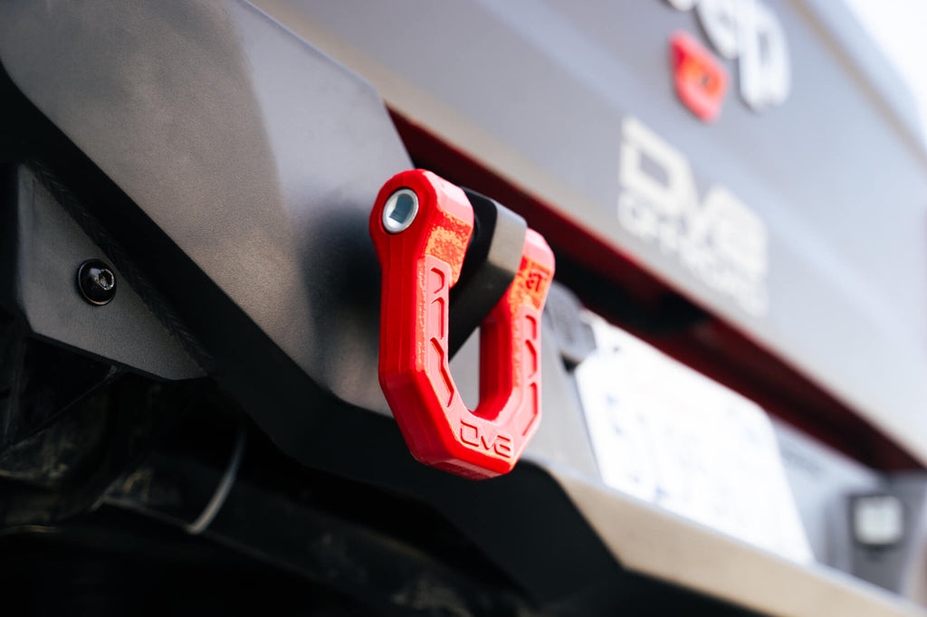 DV8 Offroad UNSK-01RD Red DV8 Elite Series D-Rings (Pair)