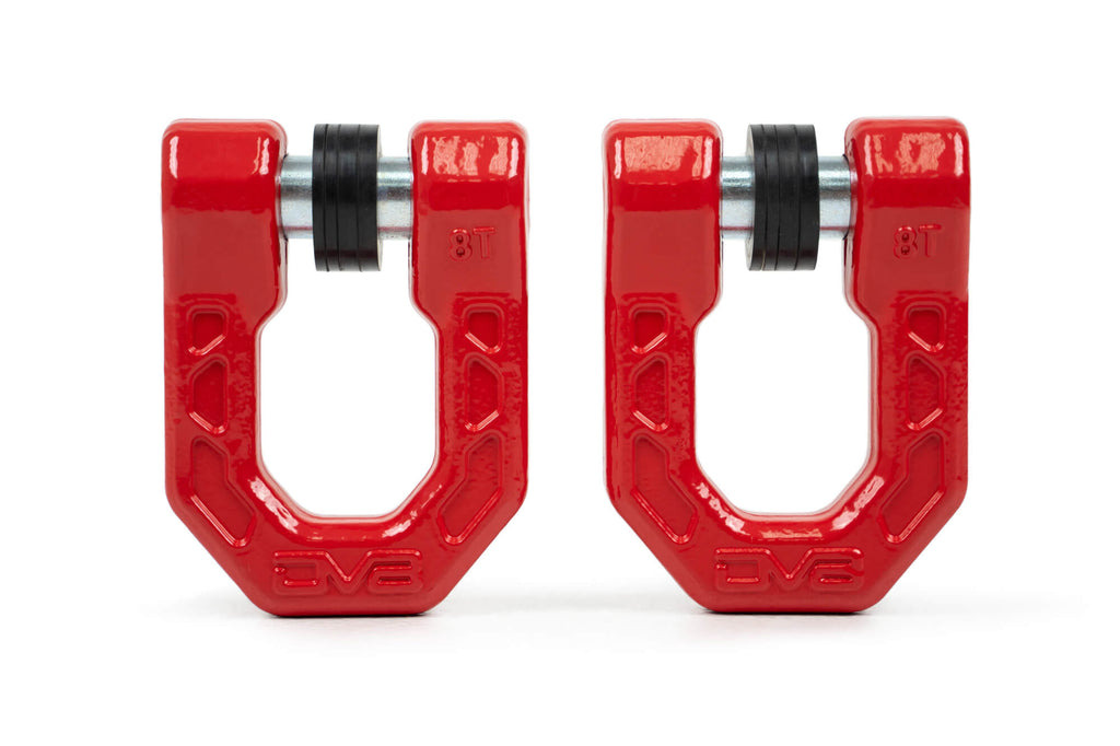 DV8 Offroad UNSK-01RD Red DV8 Elite Series D-Rings (Pair)