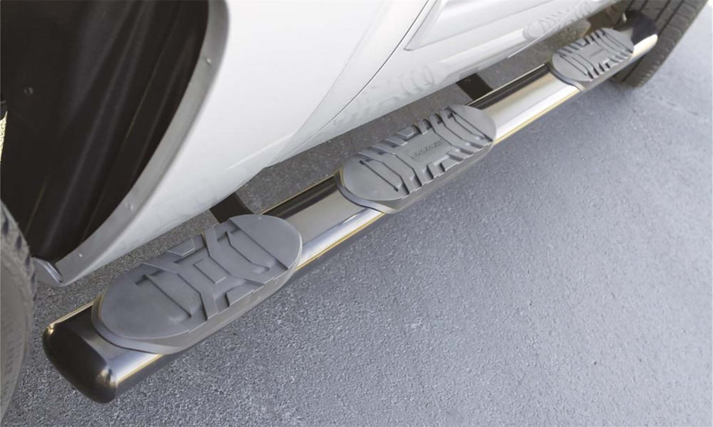 Lund 24115042 5 Inch Oval Wheel-To-Wheel Nerf Bar for Select Chevrolet Silverado 1500, GMC Sierra
