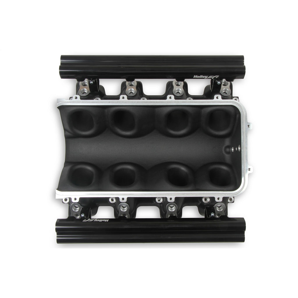 Ultra-Lo-Ram-Manifold-Base-And-Fuel-Rails-Dual-Fuel-Injector-Gm-Ls3L93