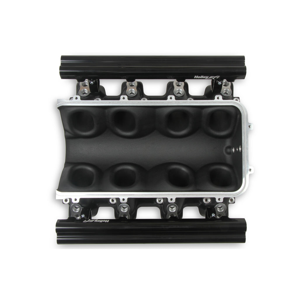 Ultra-Lo-Ram-Manifold-Base-And-Fuel-Rails-Dual-Fuel-Injector-Gm-Ls3L93