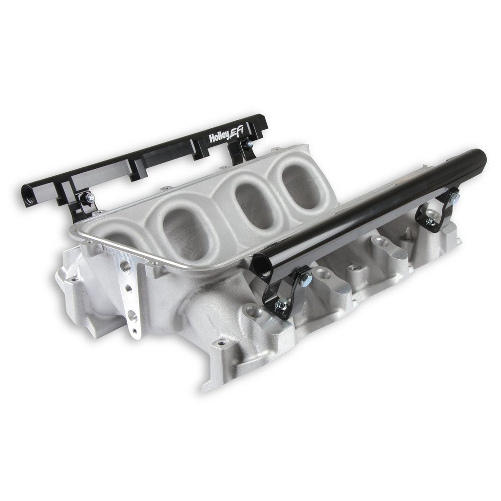 Ultra-Lo-Ram-Manifold-Base-And-Fuel-Rails-Single-Fuel-Injector-Gm-Ls3L92