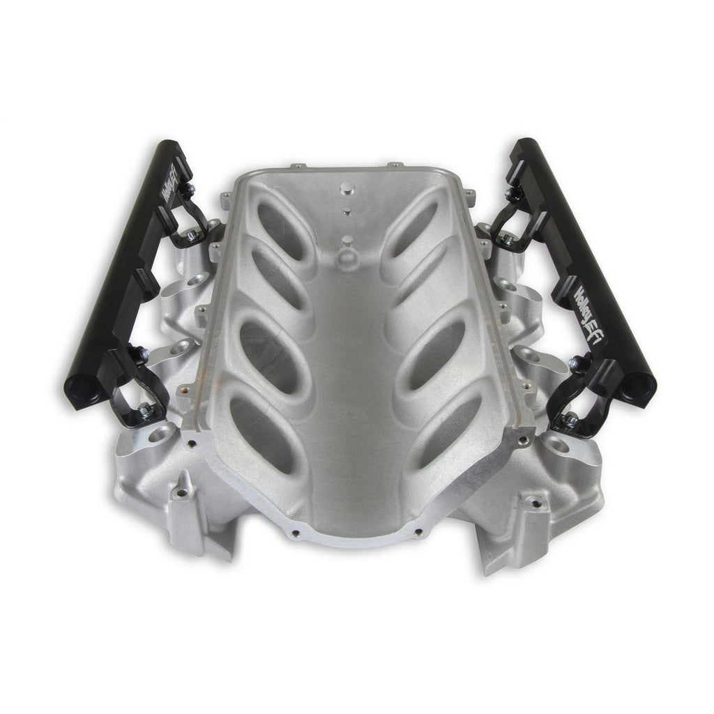 Ultra-Lo-Ram-Manifold-Base-And-Fuel-Rails-Single-Fuel-Injector-Gm-Ls3L92