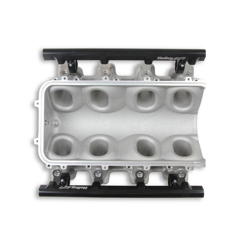 Ultra-Lo-Ram-Manifold-Base-And-Fuel-Rails-Single-Fuel-Injector-Gm-Ls3L92