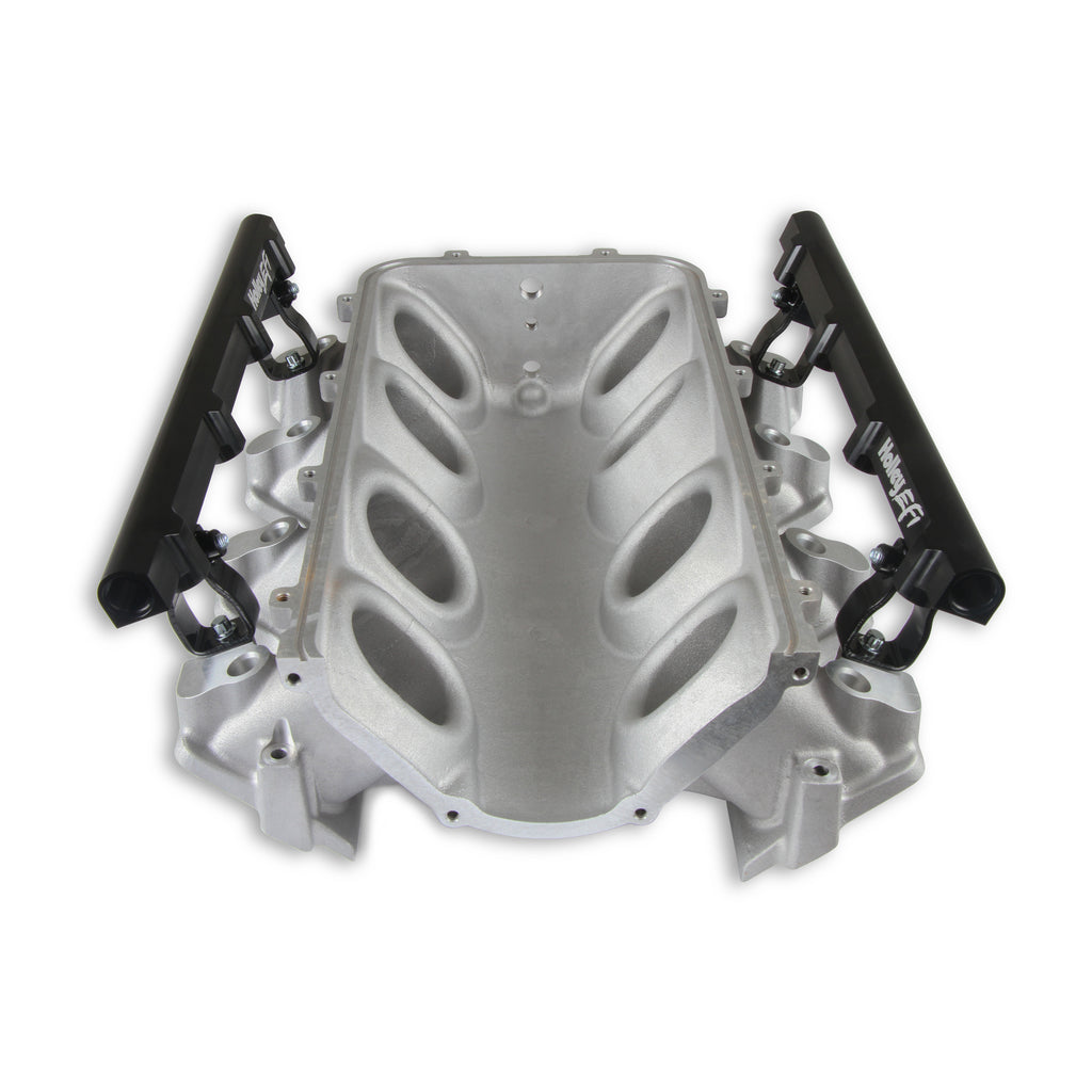 Ultra-Lo-Ram-Manifold-Base-And-Fuel-Rails-Single-Fuel-Injector-Gm-Ls3L92