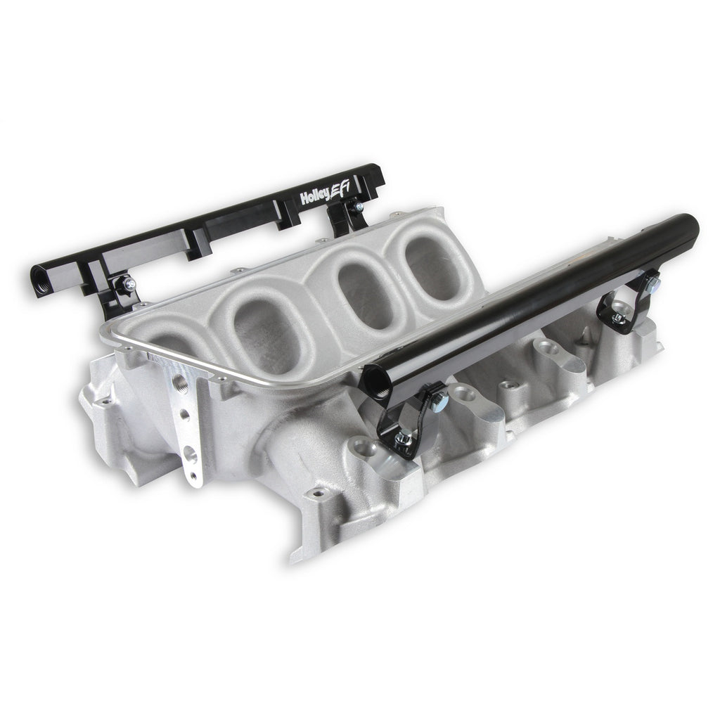 Ultra-Lo-Ram-Manifold-Base-And-Fuel-Rails-Single-Fuel-Injector-Gm-Ls3L92