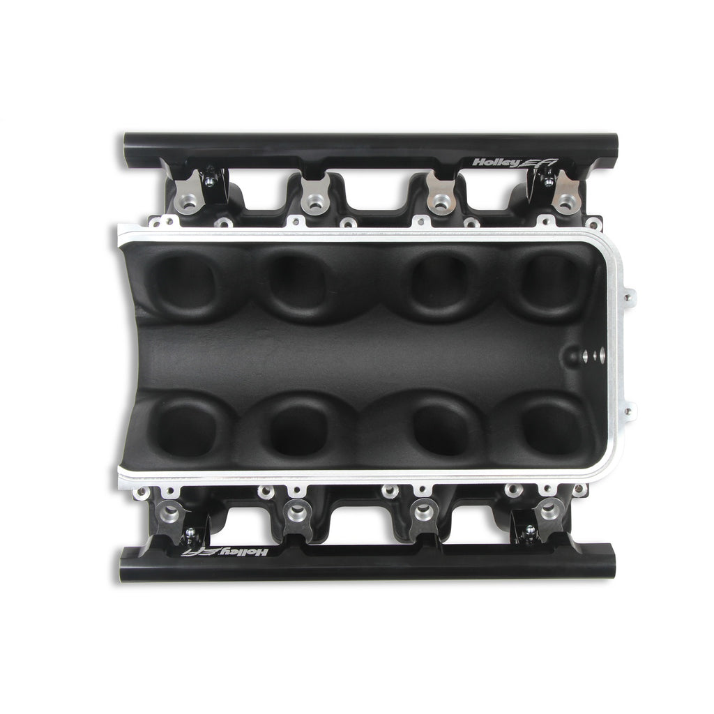 Ultra-Lo-Ram-Manifold-Base-And-Fuel-Rails-Single-Fuel-Injector-Gm-Ls3L93