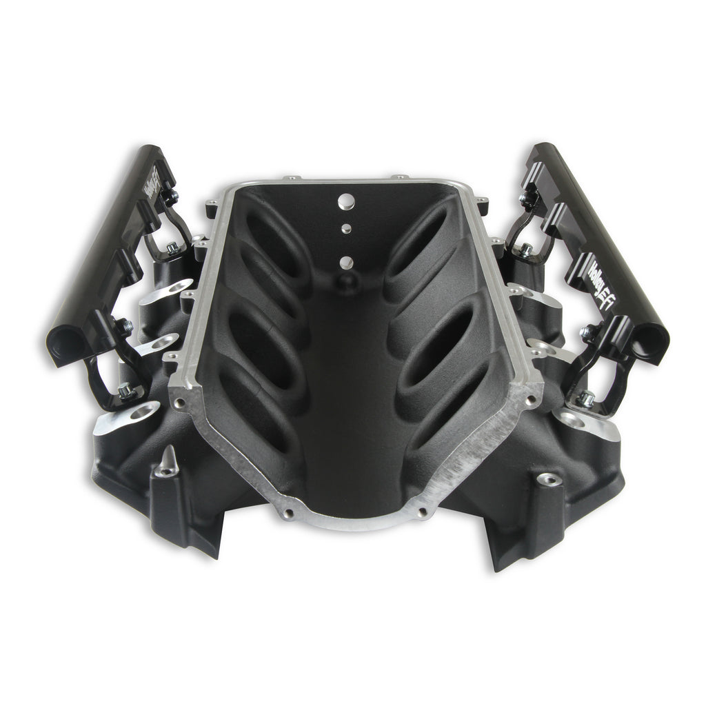 Ultra-Lo-Ram-Manifold-Base-And-Fuel-Rails-Single-Fuel-Injector-Gm-Ls3L93