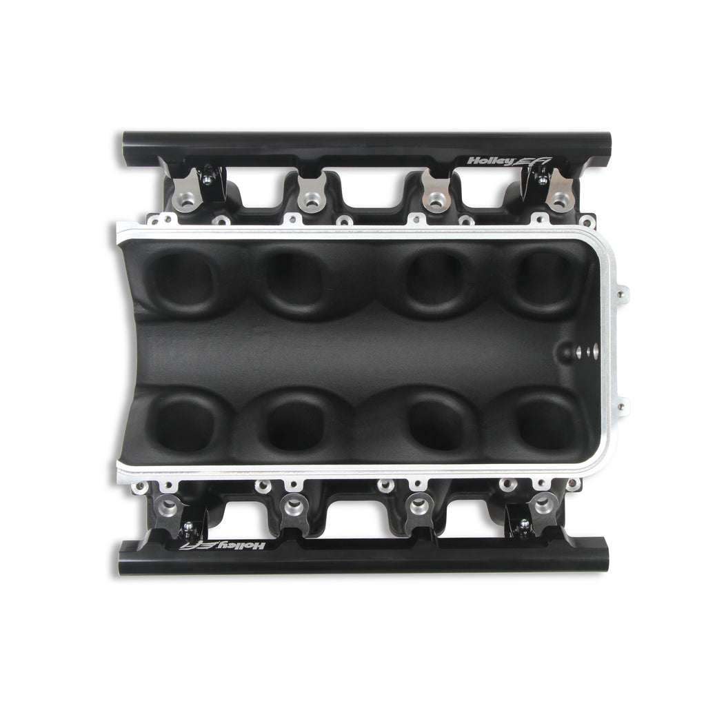 Ultra-Lo-Ram-Manifold-Base-And-Fuel-Rails-Single-Fuel-Injector-Gm-Ls3L93