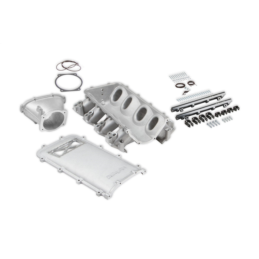 Ultra-Lo-Ram-Manifold-Kit-Dual-Injector--Satin---Gm-Ls3L92