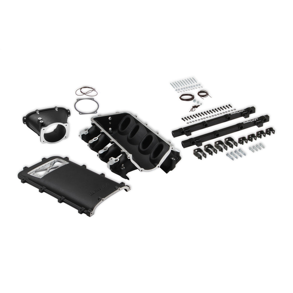 Ultra-Lo-Ram-Manifold-Kit-Single-Injector--Black---Gm-Ls3L92