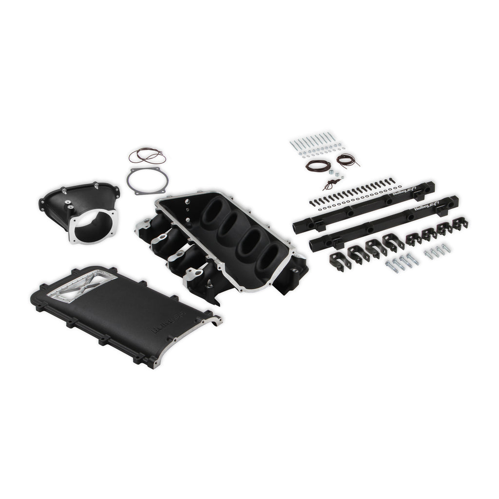 Ultra-Lo-Ram-Manifold-Kit-Single-Injector--Black---Gm-Ls3L92