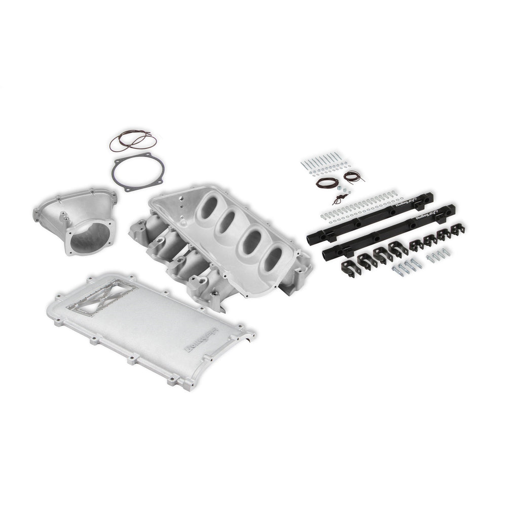 Ultra-Lo-Ram-Manifold-Kit-Single-Injector--Satin---Gm-Ls3L92