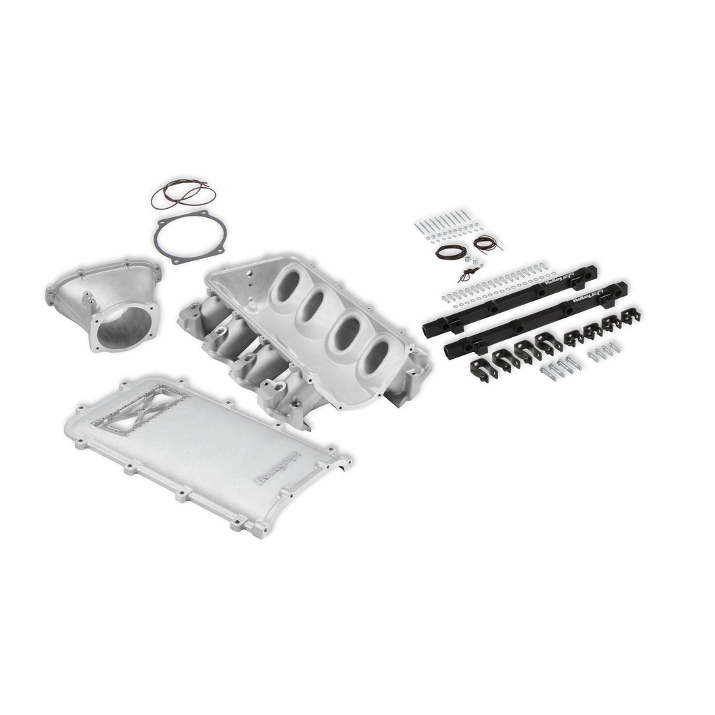 Ultra-Lo-Ram-Manifold-Kit-Single-Injector--Satin---Gm-Ls3L92