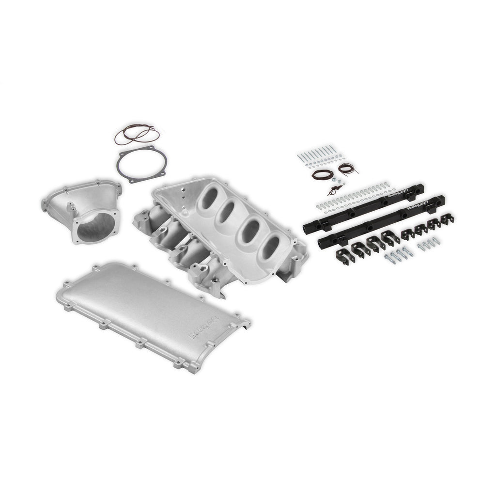 Ultra-Lo-Ram-Manifold-Kit-Single-Injector--Satin---Gm-Ls3L92