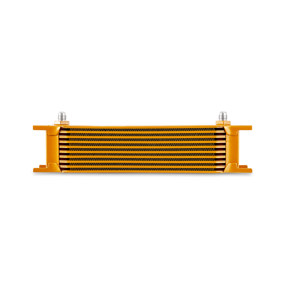 Universal--6An-10-Row-Oil-Cooler---Gold