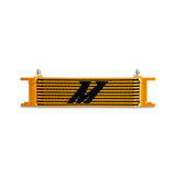 Mishimoto MMOC-10-6GD Universal 10-Row Oil Cooler, -6AN, Gold